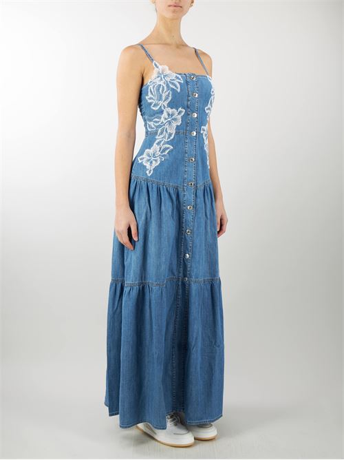 Denim dress with emrboidery lace Ermanno by Ermanno Scervino ERMANNO BY ERMANNO SCERVINO |  | D44EQ019EJ1MF157